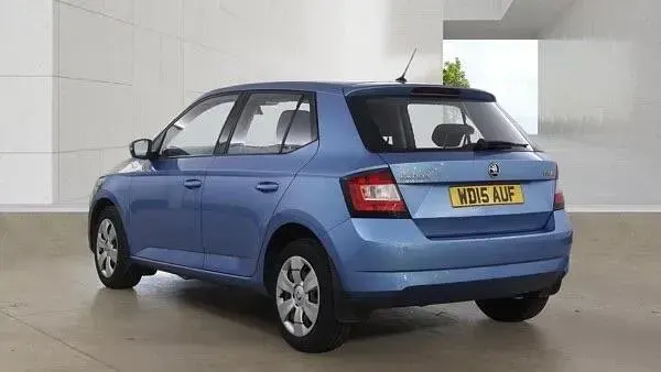 Used Skoda Fabia 2015 Blue Hatchback