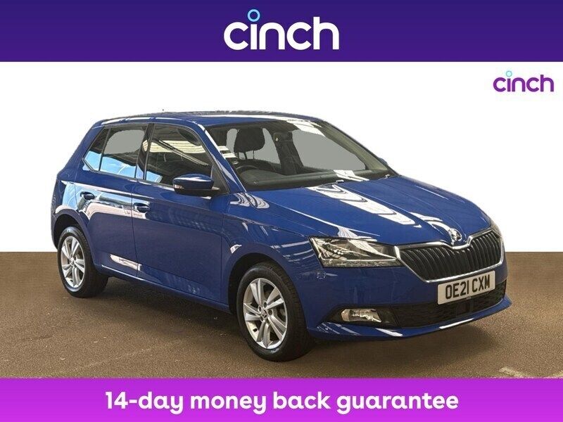Blue Used 2021 Skoda Fabia SE Hatchback | £10,239 (Good price) - Image 1/3
