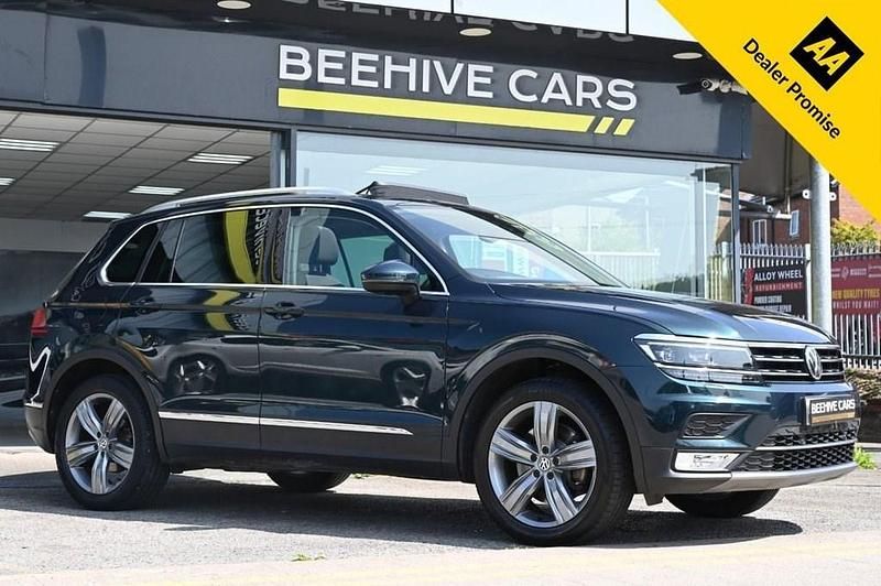 Green Used 2016 VW Tiguan SEL SUV | £14,750 (Fair price) - Image 1/4