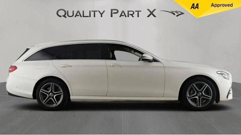 Used Mercedes E300 AMG line 2021 White Estate