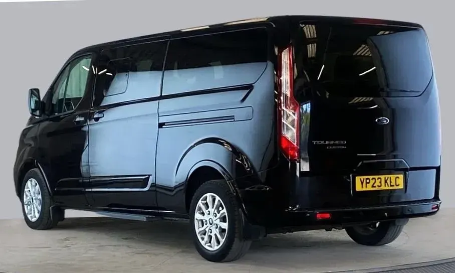 Used Ford Tourneo Custom Titanium 130 HP (95 kW) 2023 Black Van