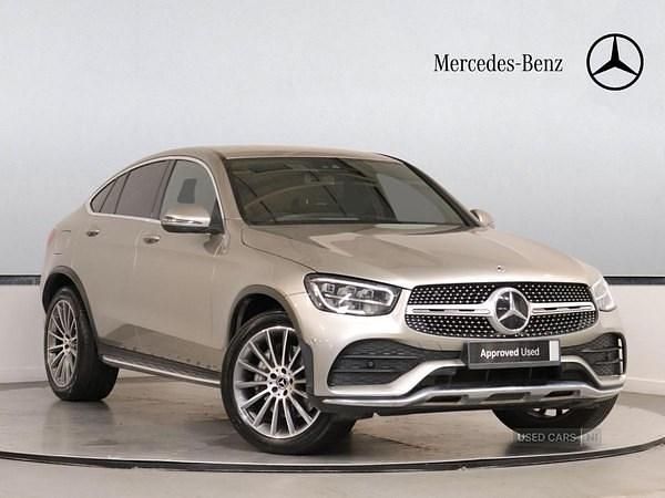 Silver Used 2023 Mercedes GLC300 AMG Line Premium Coupe | £42,995 (Expensive) - Image 1/4