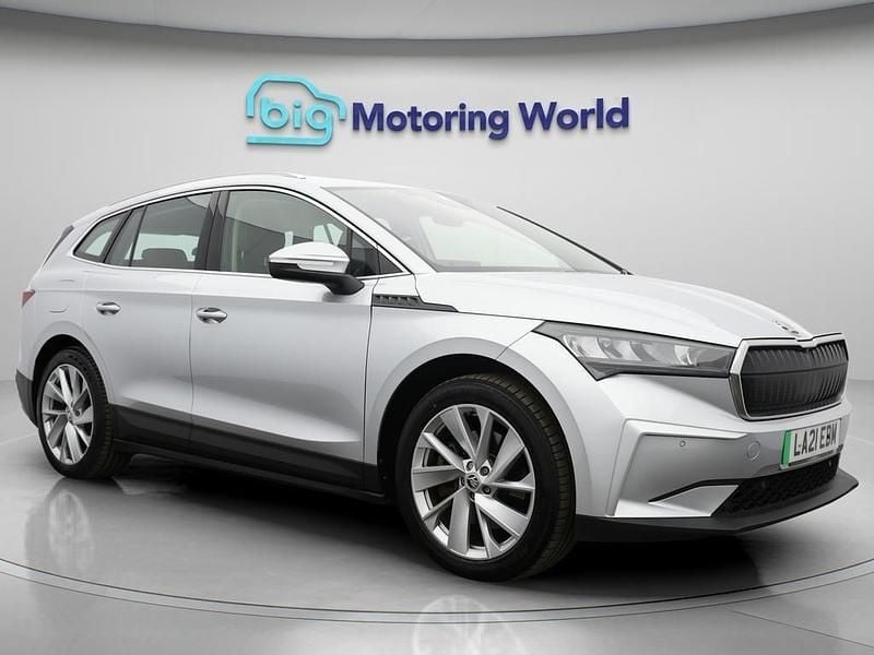 Silver Used 2021 Skoda Enyaq iV ecoSuite SUV | £16,000 (Fair price) - Image 1/4