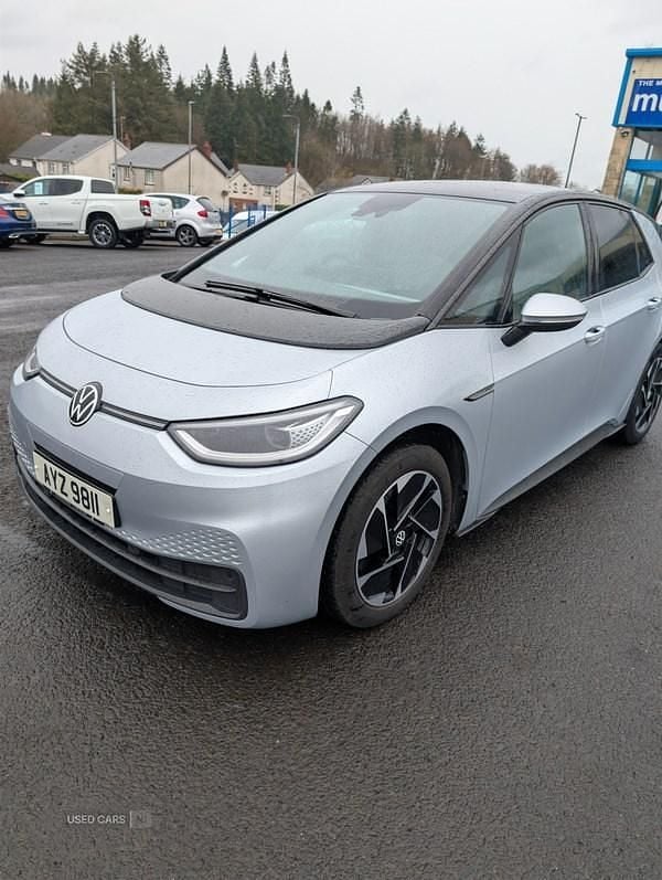 Used VW ID.3 Pro Performance 150 kW (204 HP) 2021 Silver Hatchback