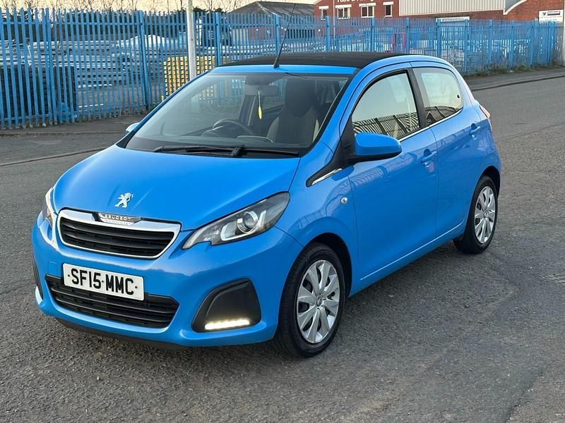 Used Peugeot 108 Active 68 HP (50 kW) 2015 Blue Hatchback