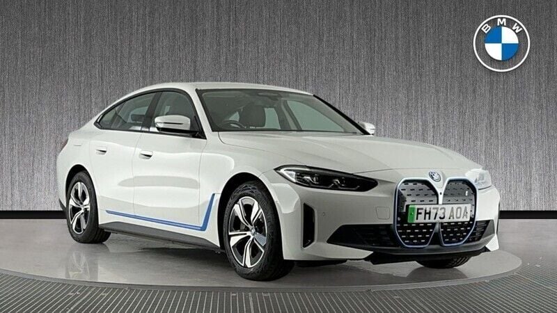 White Used 2023 BMW i4 Sport Line Sedan | £31,899 (Super price) - Image 1/4