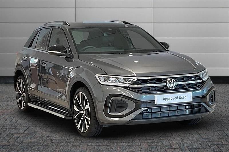 Indium grey Used 2025 VW T-Roc R-line SUV | £32,095 (Expensive) - Image 1/4