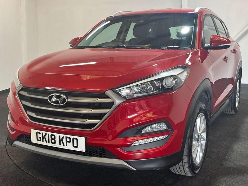 Red Used 2018 Hyundai Tucson SE SUV | £9,525 (Good price) - Image 1/4