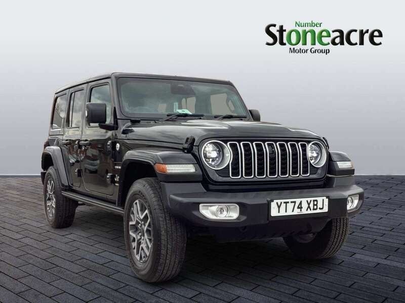 Black Used 2025 Jeep Wrangler Sahara SUV | £51,912 (Expensive) - Image 1/4