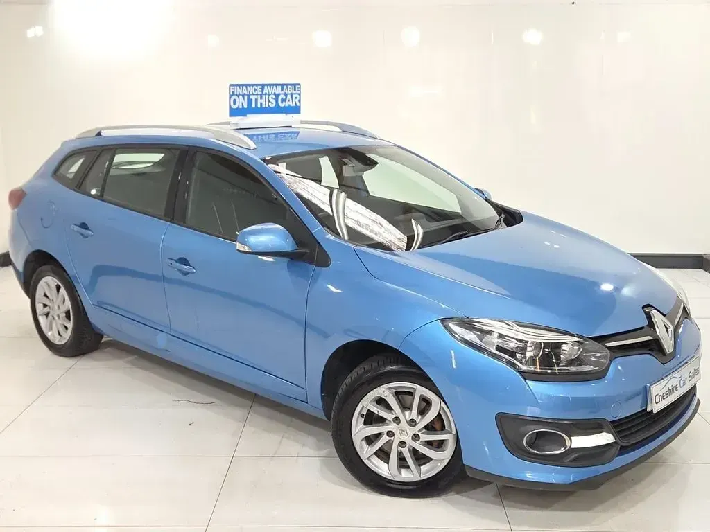 Used Renault Mégane GrandTour Dynamique 110 HP (80 kW) 2014 Blue Estate