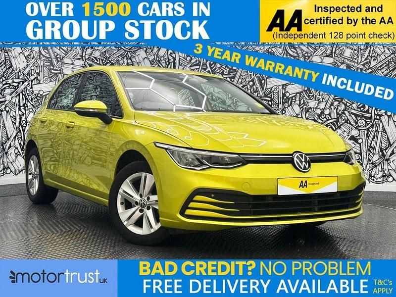 Used VW Golf VII S 110 HP (80 kW) 2020 Yellow Hatchback