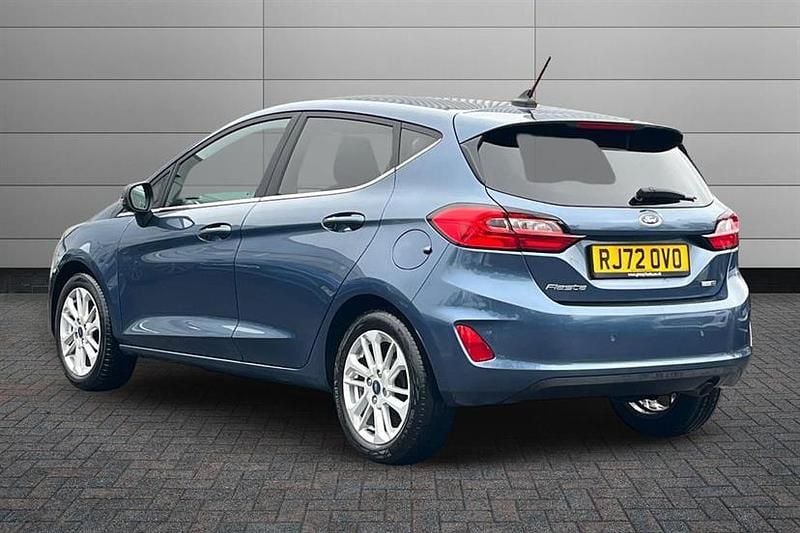 Used Ford Fiesta Titanium 125 HP (91 kW) 2022 Blue Hatchback
