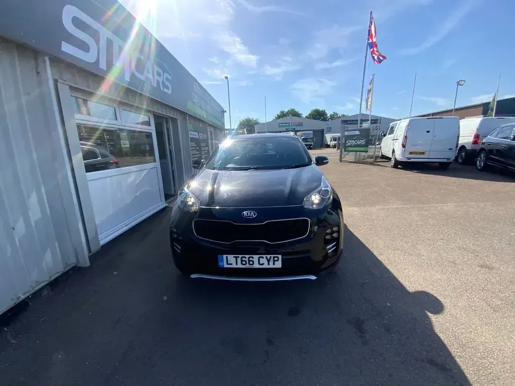 Used Kia Sportage GT-Line 174 HP (127 kW) 2016 Black SUV