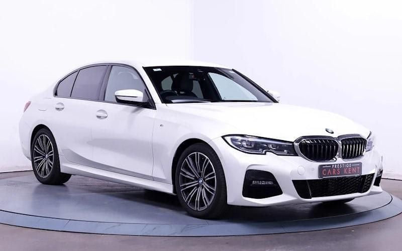 White Used 2021 BMW 330 M Sport Sedan | £26,747 (Fair price) - Image 1/4