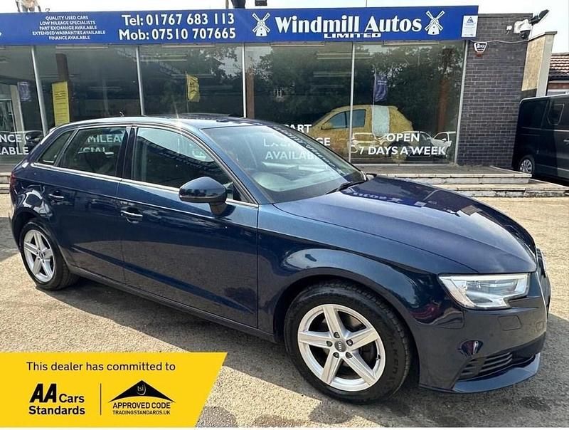 Blue Used 2017 Audi A3 Sportback Design Hatchback | £8,650 (Super price) - Image 1/4