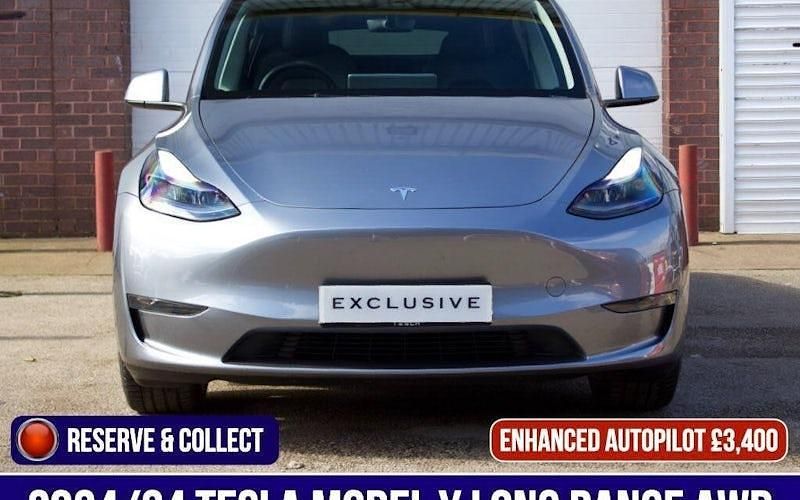 Grey Used 2024 Tesla Model Y Long Range AWD SUV | £35,450 (Expensive) - Image 1/4