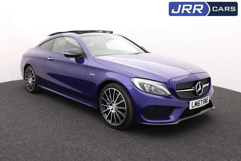 Blue Used 2017 Mercedes C43 AMG Premium Plus Coupe | £19,190 (Fair price) - Image 1/4