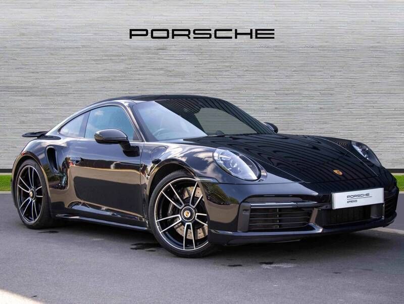 Jet black metallic Used 2022 Porsche 911 Turbo | £131,850 - Image 1/4