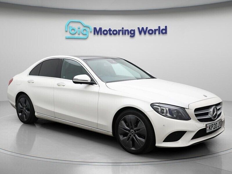 White Used 2020 Mercedes C220 Sport Edition Sedan | £17,000 (Good price) - Image 1/4
