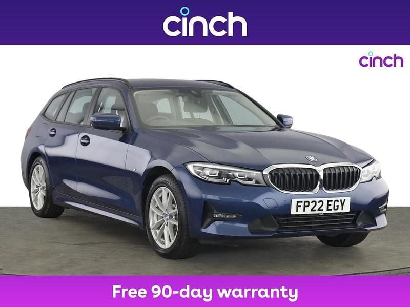 Blue Used 2022 BMW 330e Estate | £14,849 (Good price) - Image 1/3
