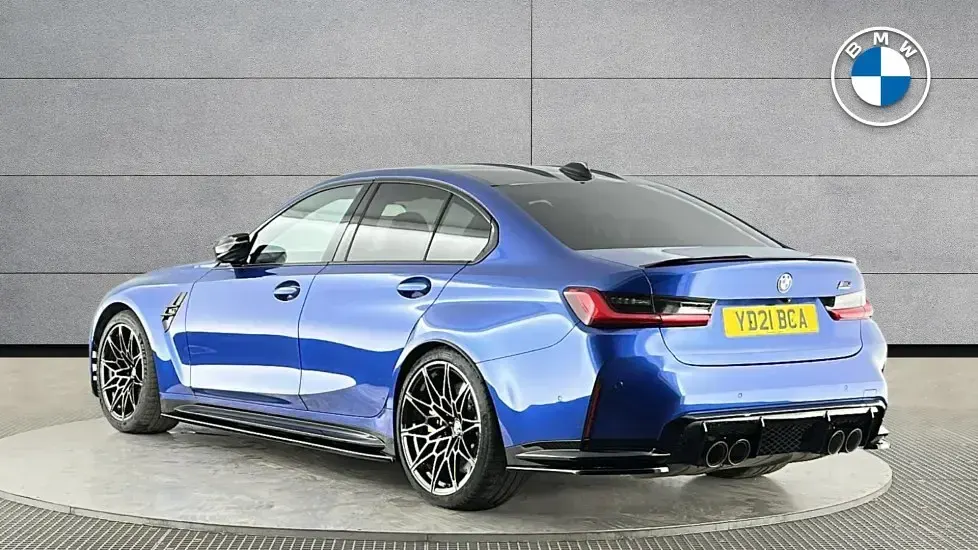 Used BMW M3 Competition Edition 503 HP (369 kW) 2021 Blue Sedan