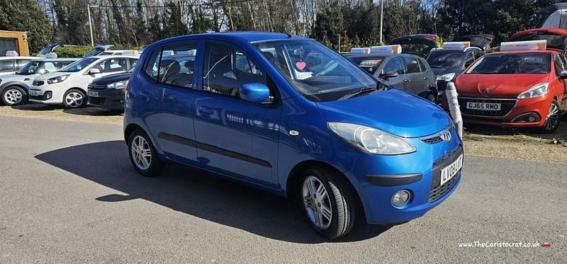 Usado Hyundai i10 Comfort 66 HP (48 kW) 2008 Azul Citadino