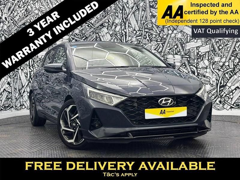 Grey Used 2022 Hyundai i20 Premium Hatchback | £16,295 (Fair price) - Image 1/2