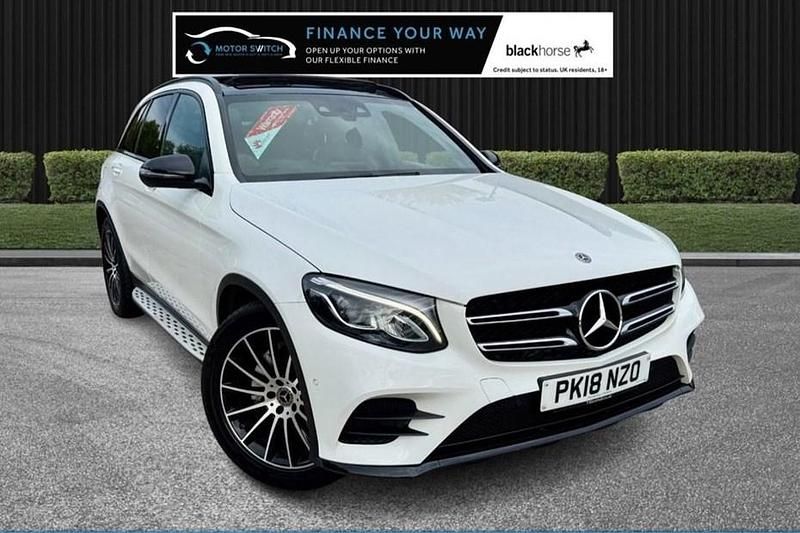 White Used 2018 Mercedes GLC220 AMG Line Premium Estate | £16,595 (Fair price) - Image 1/1