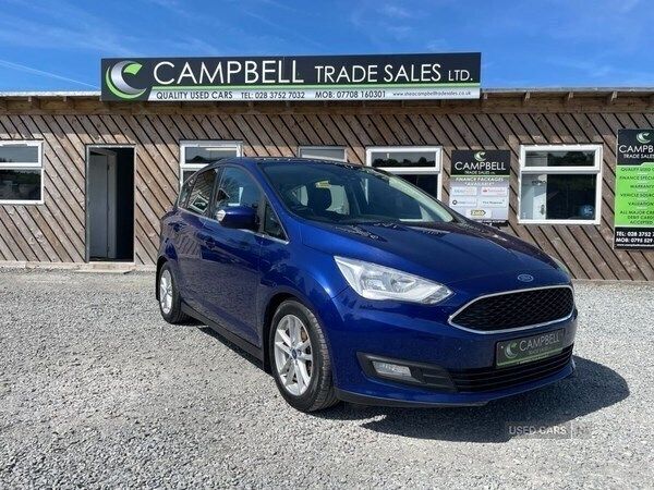 Blue Used 2017 Ford C-MAX Zetec MPV | £7,750 (Fair price) - Image 1/4