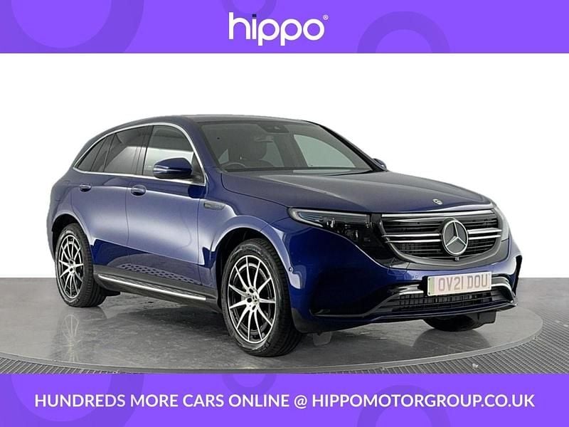 Used Mercedes EQC400 AMG line 300 kW (408 HP) 2021 Blue SUV