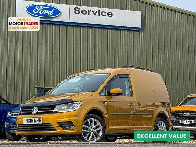 Used VW Caddy Highline 150 HP (110 kW) 2018 Yellow MPV