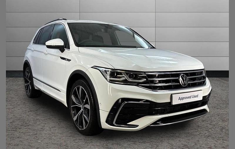 Used VW Tiguan R-line 150 HP (110 kW) 2022 White SUV