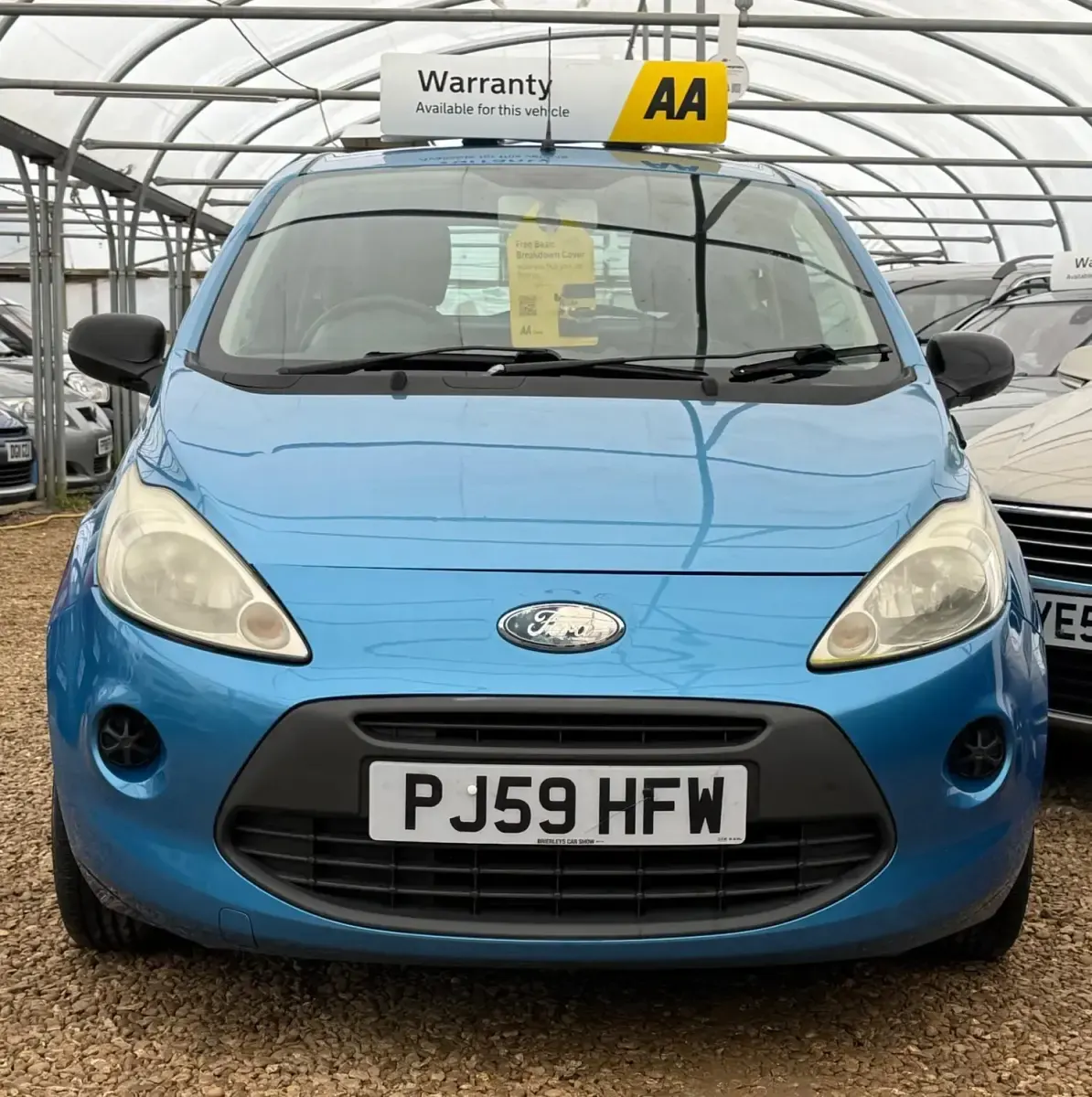 Begagnad Ford Ka Studio 69 HK (50 kW) 2009 Blå Halvkombi