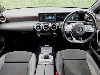Used Mercedes A200 AMG line 150 HP (110 kW) 2020 Black Hatchback