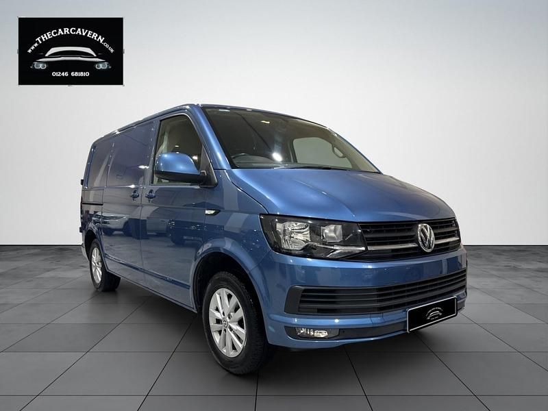 Used VW T6 Highline 138 HP (101 kW) 2016 Blue Van
