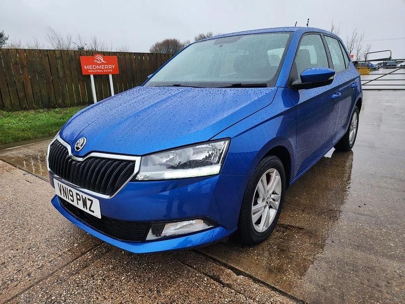 Used Skoda Fabia SE 95 HP (69 kW) 2019 Blue Hatchback