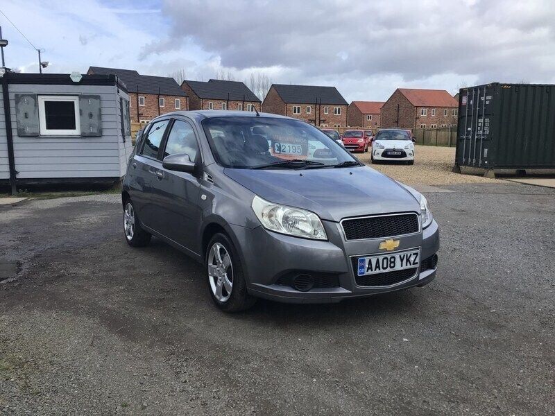 Grey Used 2008 Chevrolet Aveo LS Hatchback | £2,195 - Image 1/4