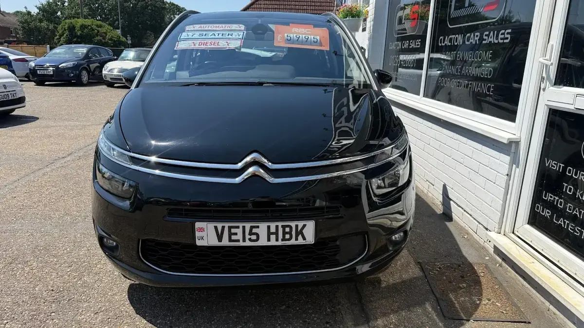 Used Citroën Grand C4 Picasso Exclusive 115 HP (84 kW) 2015 Black MPV