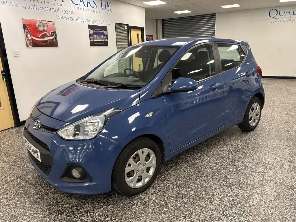Usado Hyundai i10 SE 67 CV (49 kW) 2014 Azul Utilitario