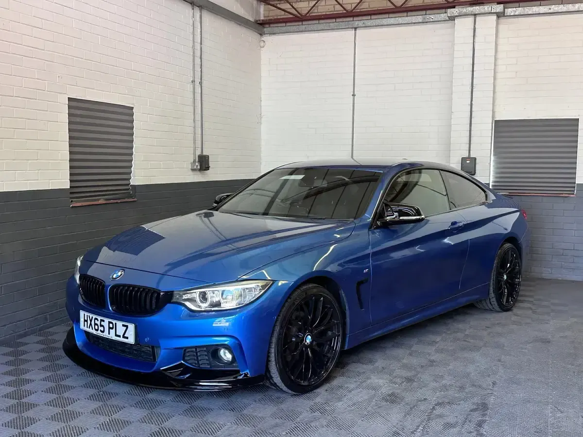 Used BMW 420 M Sport 190 HP (139 kW) 2015 Blue Coupe