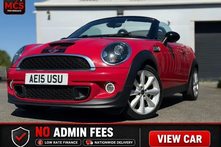 Used Mini Cooper S Roadster 184 HP (135 kW) 2015 Red Cabriolet