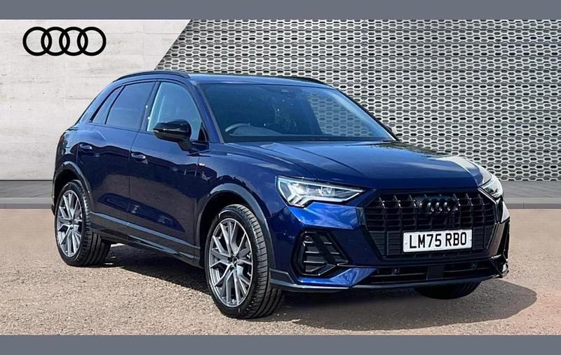 Used Audi Q3 Black Edition 150 HP (110 kW) 2025 Blue SUV