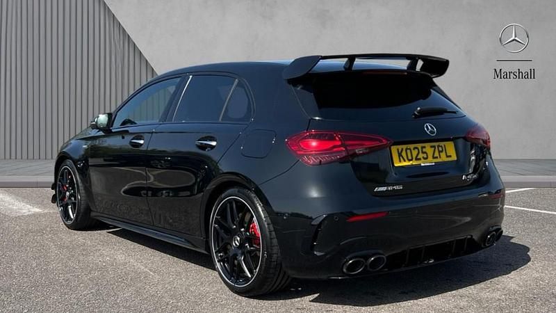 Used Mercedes A45 AMG 421 HP (309 kW) 2025 Cosmos black metallic Hatchback
