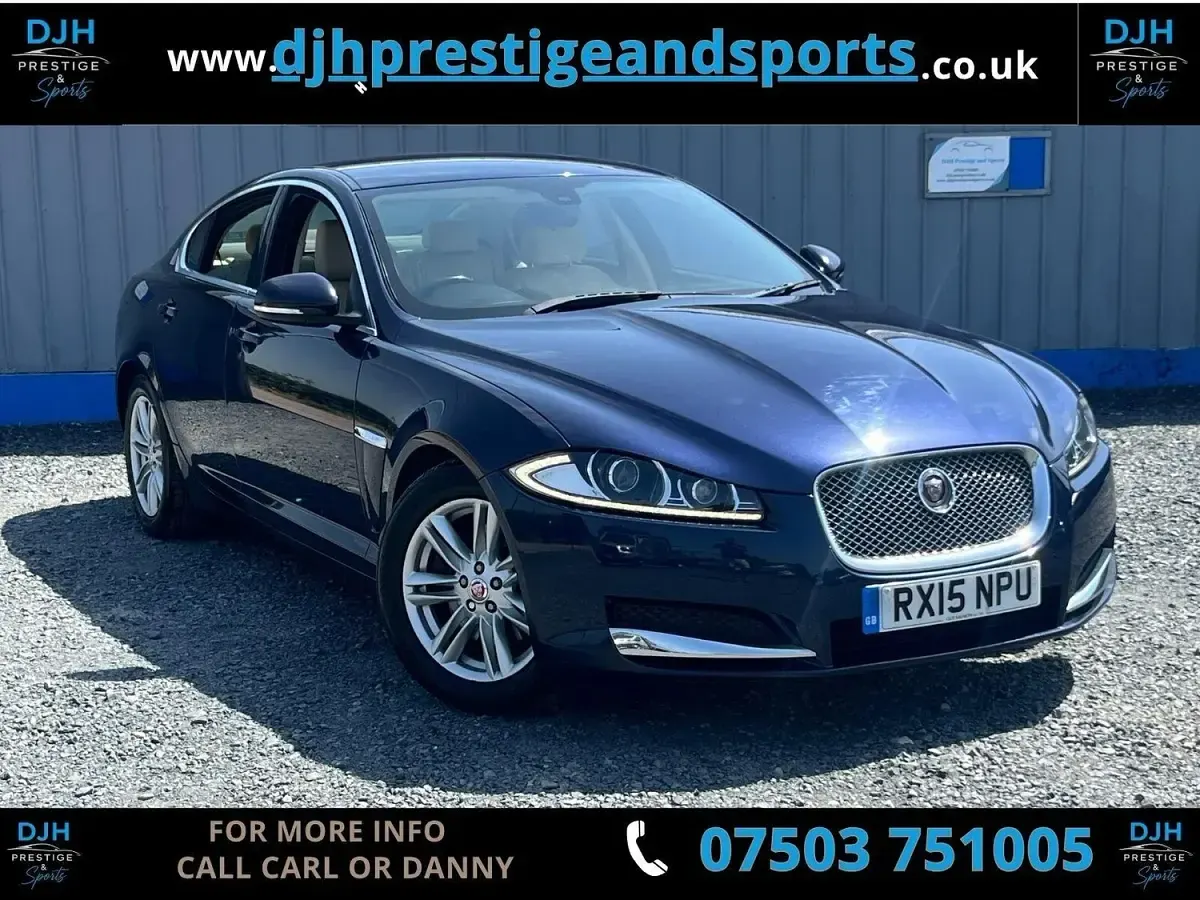 Used Jaguar XF Business Edition 163 HP (119 kW) 2015 Blue Sedan