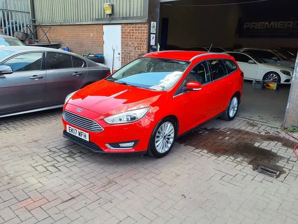 Used Ford Focus Titanium X 2017 Red Estate