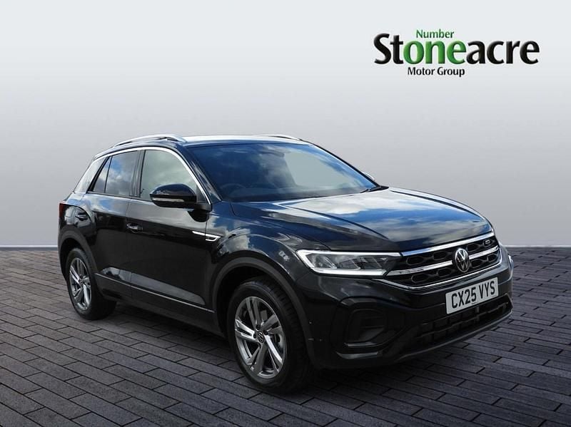 Black Used 2025 VW T-Roc R-line SUV | £26,995 (Fair price) - Image 1/4