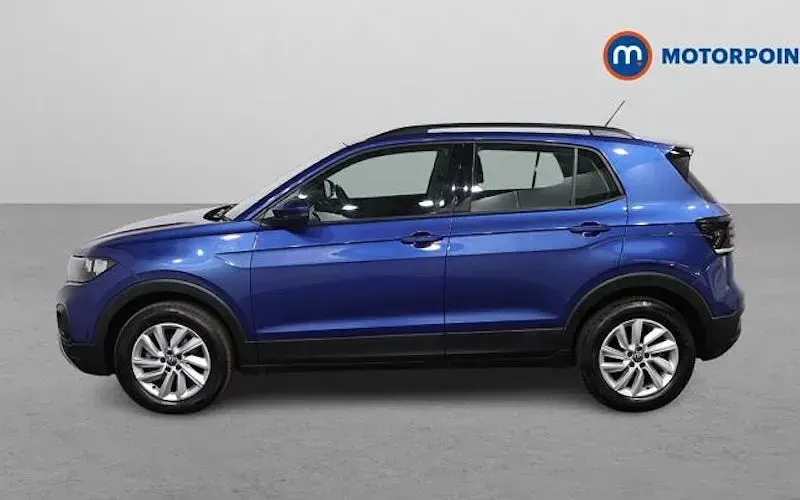 Used VW T-Cross Edition 110 HP (80 kW) 2022 Blue SUV