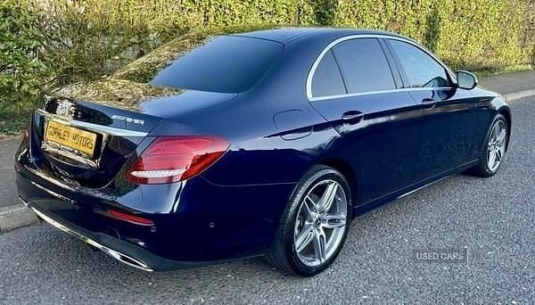 Used Mercedes E220 AMG line 2018 Blue Sedan