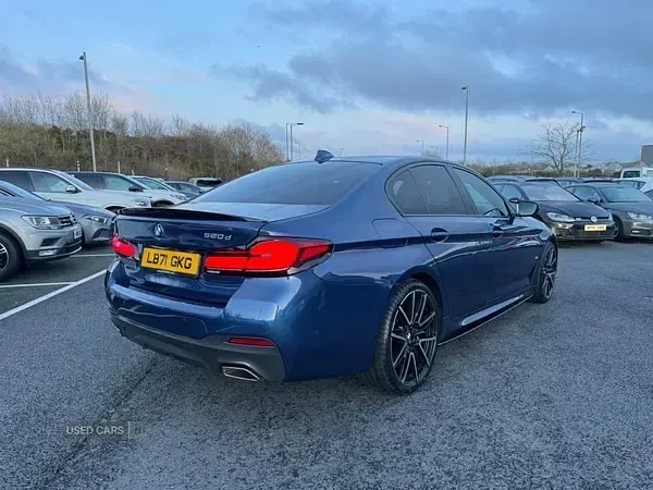 Used BMW 520 M Sport 187 HP (137 kW) 2022 Blue Sedan