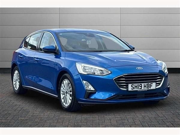 Blue Used 2019 Ford Focus Titanium Hatchback | £12,391 (Fair price) - Image 1/3